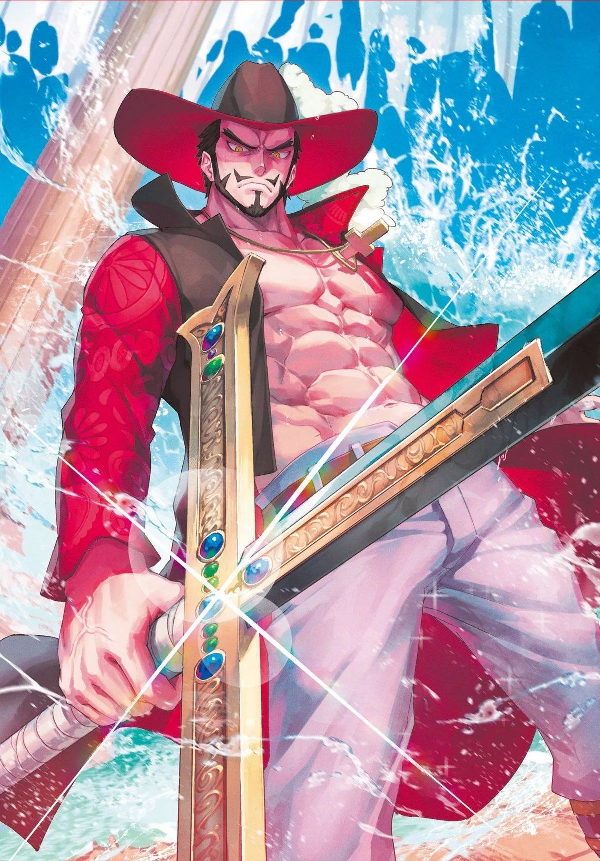 anh-mihawk-cuc-ngau-phong-cach-ban-linh-trong-one-piece-18